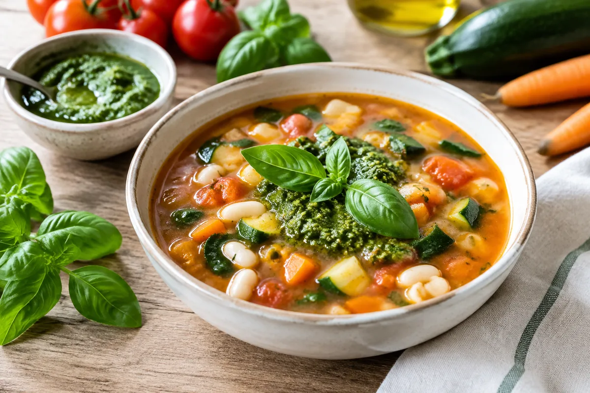 Comment préparer une soupe au pistou provençale sans perdre la fraîcheur du basilic