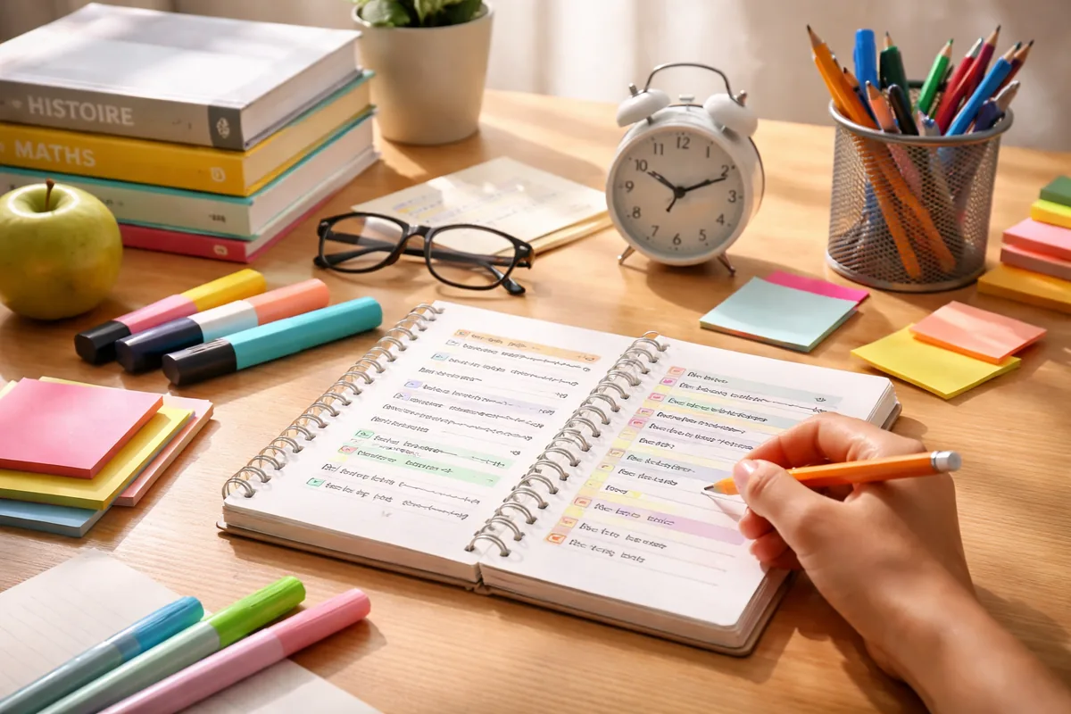 Comment planifier ses révisions pour le Bac et le Brevet de manière efficace