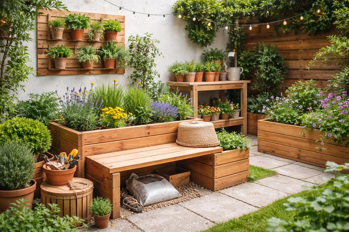 Comment aménager un petit jardin en utilisant le DIY