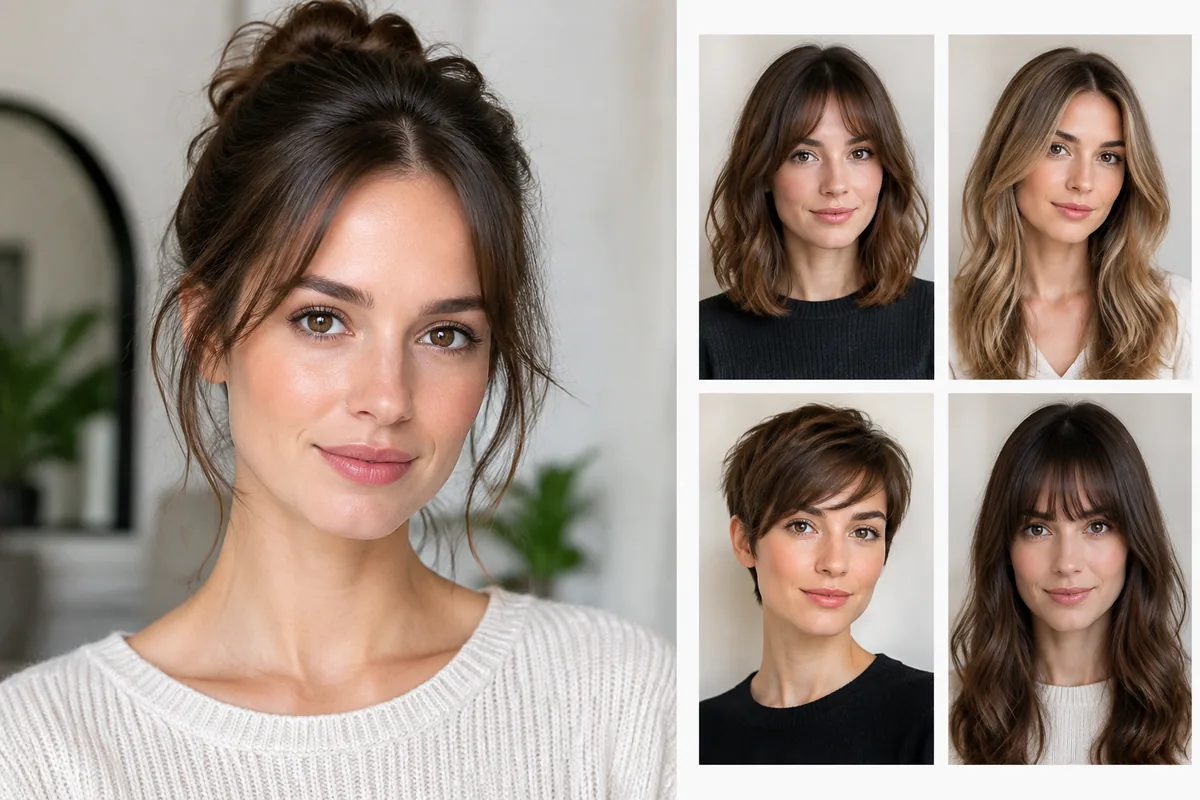 Comment choisir une coiffure pour un visage long et un grand front ?